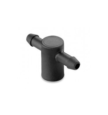 DISTRIBUIDOR DE 2 SALIDAS 5 MM-FLAT NEGRO NETAFIM