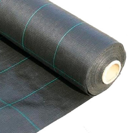 AA131100 GROUND COVER NEGRO A 4.0 M DE ANCHO, ROLLO DE 100 M