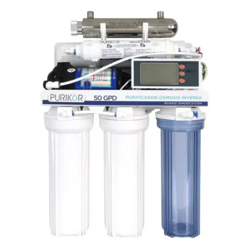 SISTEMA DE FILTRACIÓN Y ÓSMOSIS INVERSA 189.2 L POR DÍA 