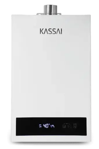 CALENTADOR DE PASO INSTANTANEO SEMI-PROFESIONAL KASSAI 12 LPM, 2 SERVICIOS, PARA GAS LP (PROPANO)