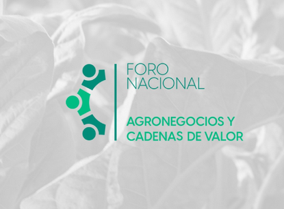 Foro Nacional De Agronegocios Y Cadenas De Valor